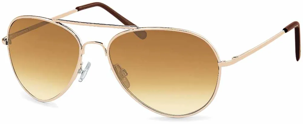 Gil Polarisationsbrille Pilotenbrille farbverlauf GOLD Pol-Brille Polarisation