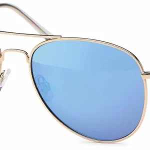 Gil Polarisationsbrille Pilotenbrille goldenes Gestell Pol-Brille Polarisation
