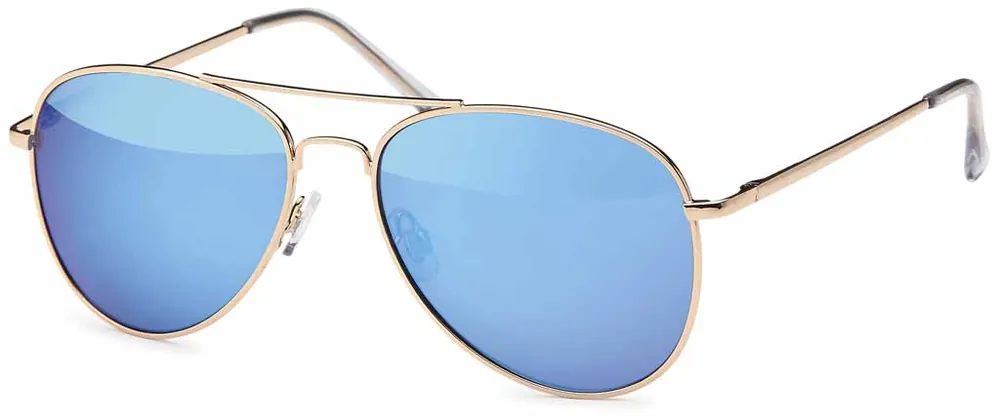 Gil Polarisationsbrille Pilotenbrille goldenes Gestell Pol-Brille Polarisation