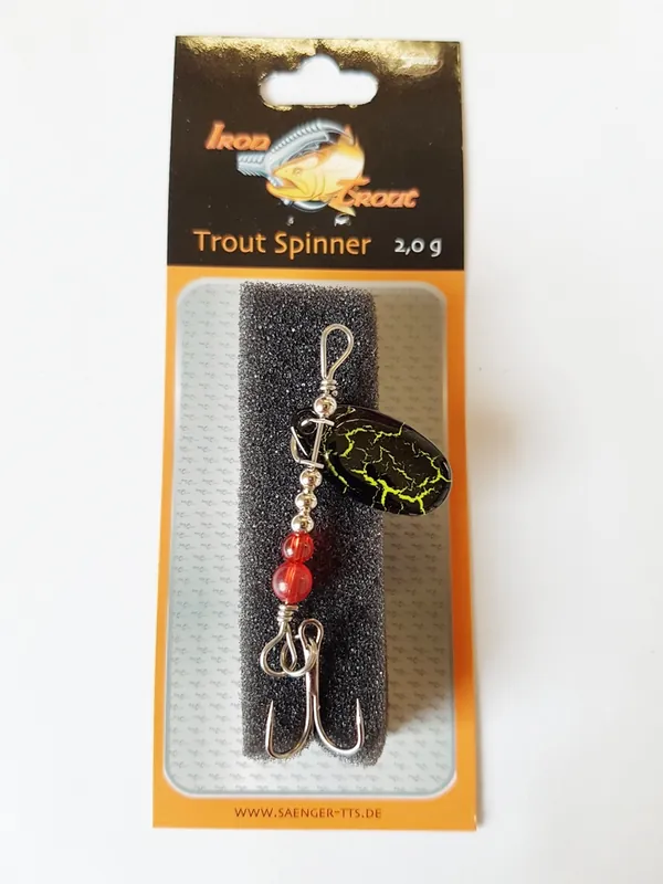 Iron Trout Spinner 2g Forellenspinner Forellen Barsch Spinner Blinker Kundtköder