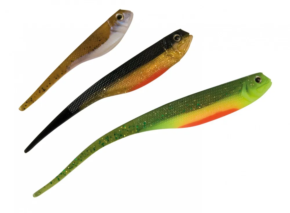 3 Stk Gummifische Iron Claw Togari 17,5cm Konvolut Barschköder Zanderköder GuFi