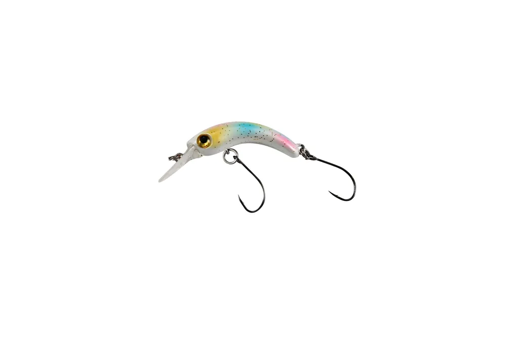 Paladin Trick Fisch Wobbler Micro Curvy L 4,2cm 3,1g Forellen Einzelhaken Bait