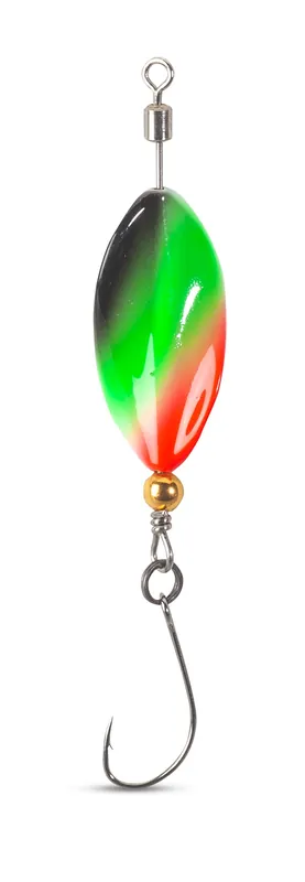 Iron IRON TROUT Swirly Leaf Lure 3,0g Blinker Forellenblinker mit Einzelhaken