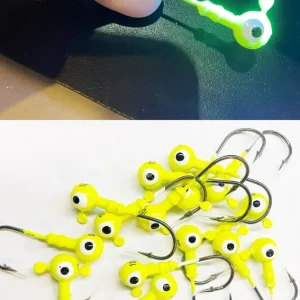 25Stk UV Rundkopf Jigkopf Jigköpfe 4/0 5g 7g 10g 15g 6/0 20g Jigheads Jighead