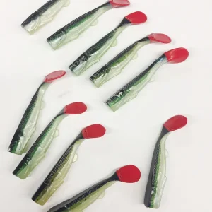10 Stk Gummifische Iron Claw GP Gardon Gatho Shad 8cm Barsch- Zander-köder