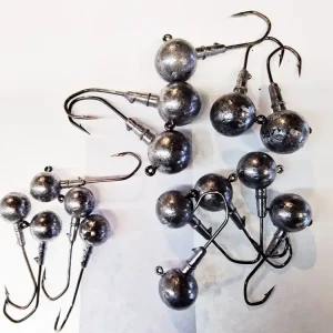 15Stk Jighead-s 6/0 70g-140g Jigkopf Jigköpfe Konvolut Dorsch Heilbutt Norge