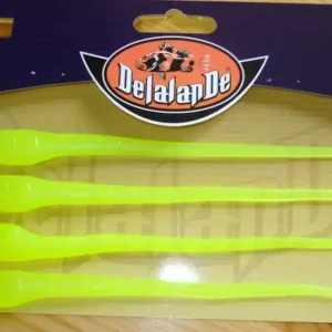 Kunstköder Delalande Yo Bar 18cm fluo-gelb Needle Tail Gummifische Zander-Köder
