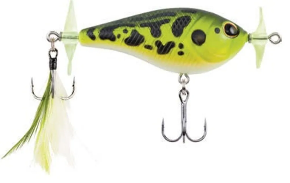 Topwater Oberflächen Wobbler Berkley Spin Bomb 60mm 11,5g Popper Barsch-Köder