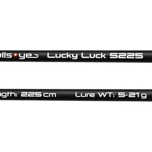Bullseye Finesserute Ultra Light Lucky Luck Spin 2,25m 5-21g Finesse Light Rute