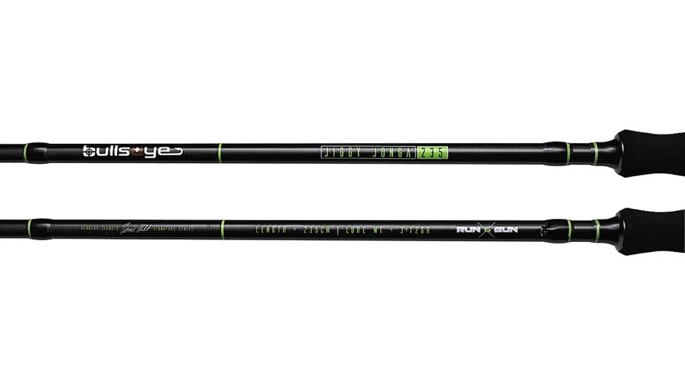 Bullseye Spinnrute Run&Gun Jiggy Jonga S 235 3-12g Spinning Barschrute Forelle