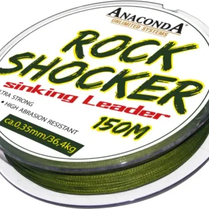 ANACONDA Rockshock Leader 150m/0,32mm Karpfen-Schnur Schlagschnur Karpfen