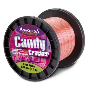 ANACONDA Candy Cracker Line 0,36mm 3000m Karpfen-Schnur monofile Angel-Schnur