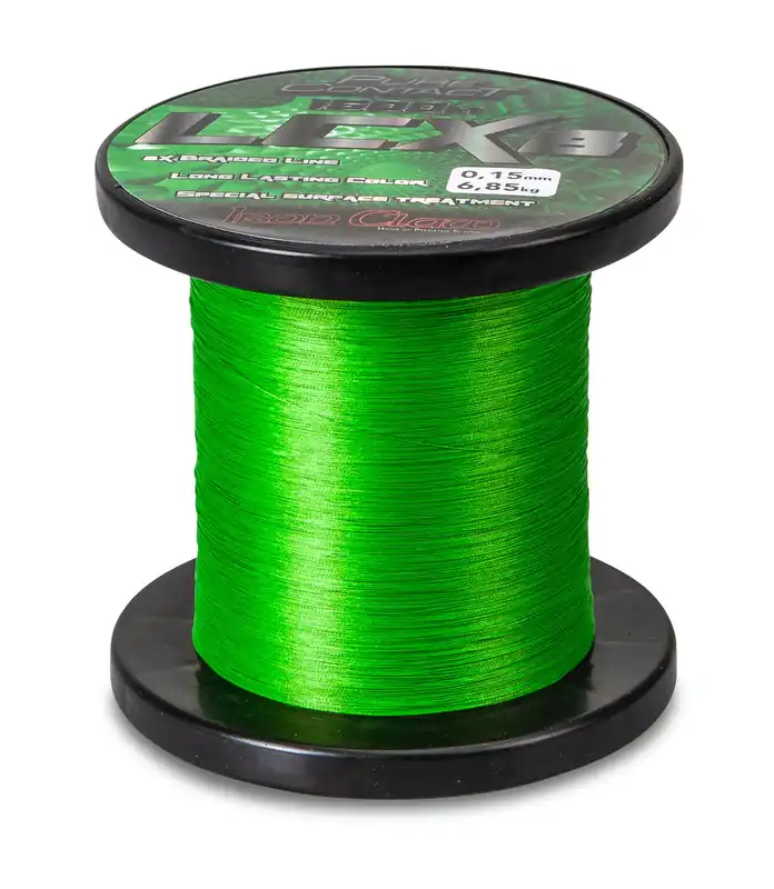 IRON CLAW Pure Contact LCX8 Green 1500m 0,12mm Großspule Schnur 1411612