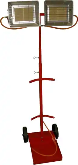 Smoki Heizstrahler-Set "VARIO STAR" - 2x2-4,3kW Räucherschrank Räucherofen 20001