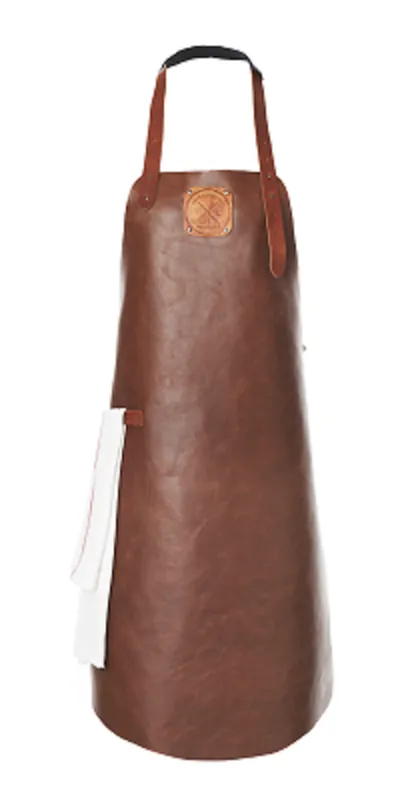 Smoki Leder Schürze Cognac / Cognac Grösse XL (passt für XL-XXL) 75005