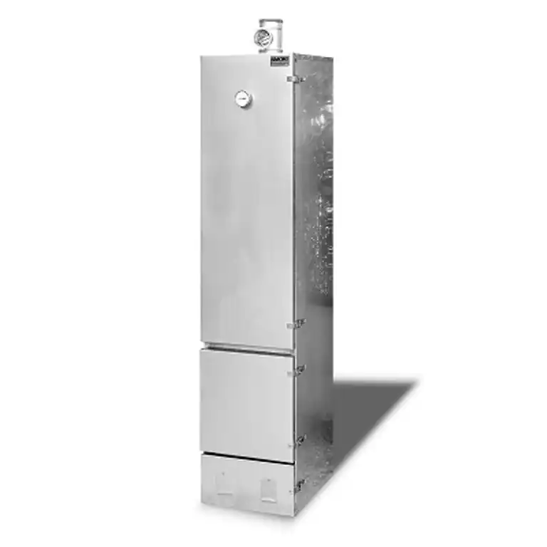 Smoki Räucherofen 180x40x40cm-doppelwandig iso V2A-Edelstahl Räucherschrank 1823