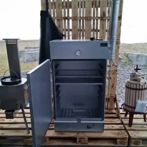 Smoki Jumbolino Räucherofen doppelwandig isoliert 127x68x47cm aus Aluminium