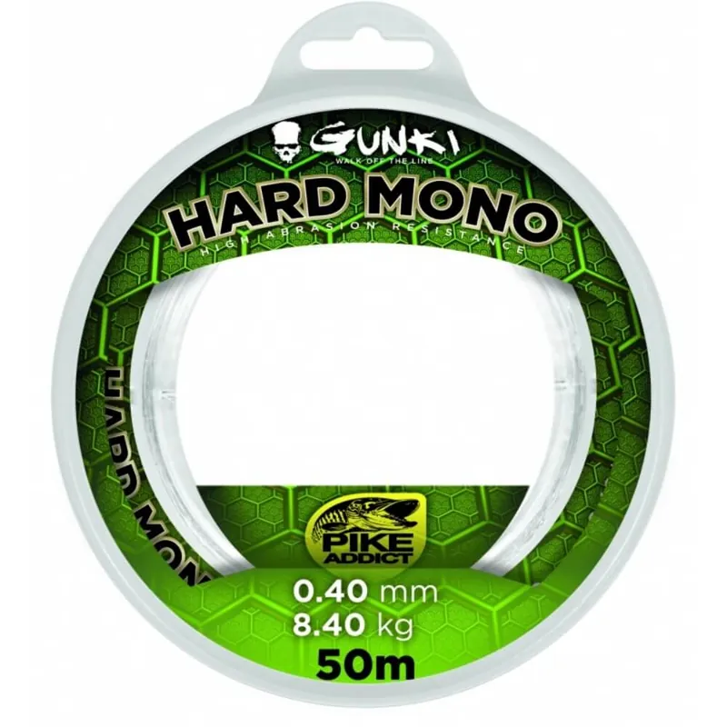 Gunki Hard Mono Pike Addict / 50 m-0.40 mm / 8.40 kg