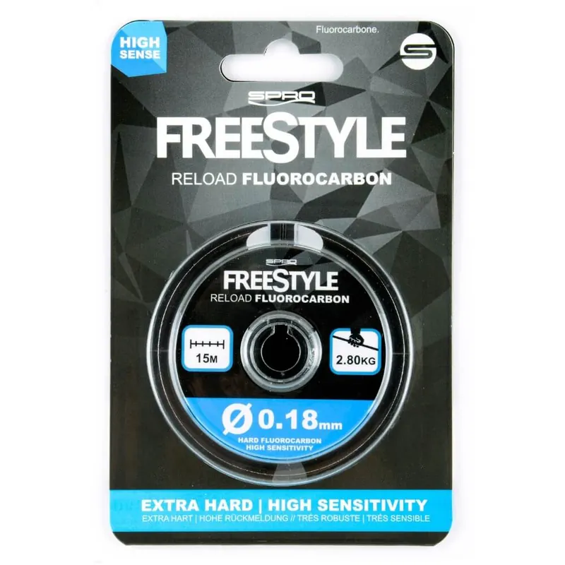 SPRO Freestyle Reload Fluorocarbon / 15 m-0.18 mm
