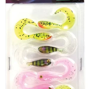 Fox Rage Micro Grub Tail UV Mixed Colour Pack / 4 cm-