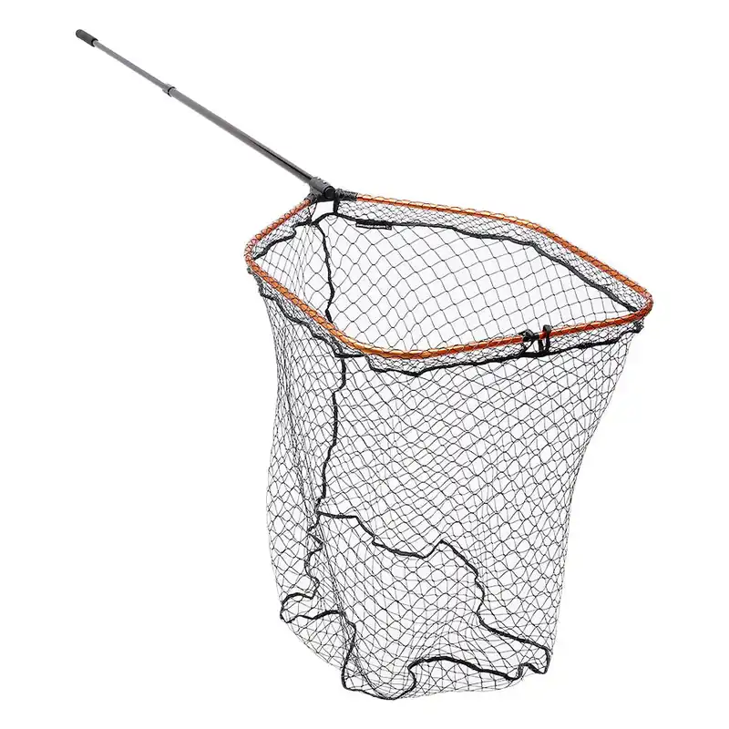 Savage Gear Competition Pro Folding Landing Net Rubber Mesh-L