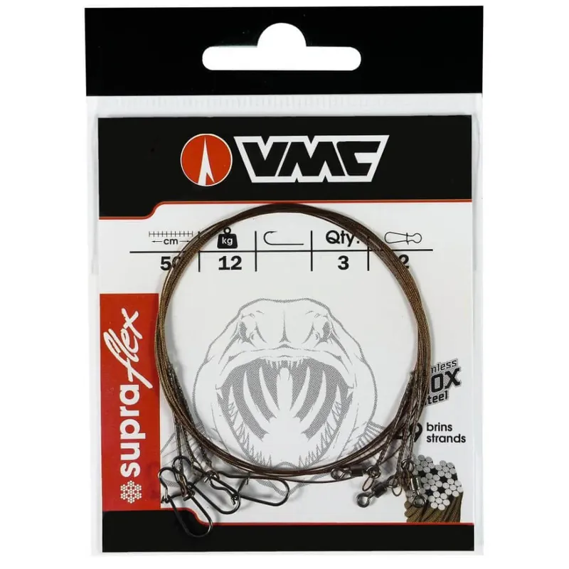 VMC Supraflex 7x7 Stahlvorfach / 50 cm-