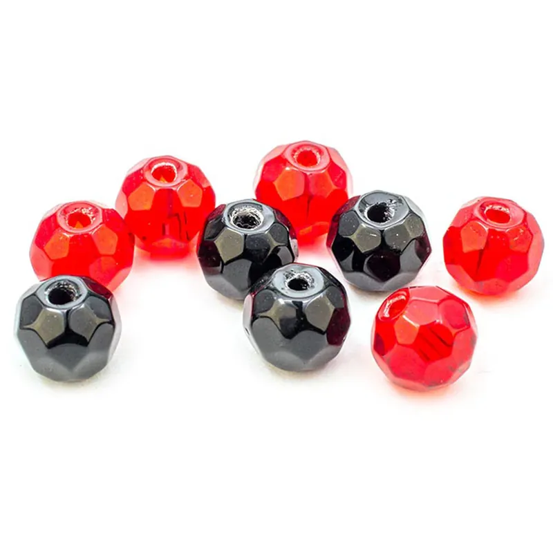Darts SBS Facettierte Glass Beads Mix-8.0 mm