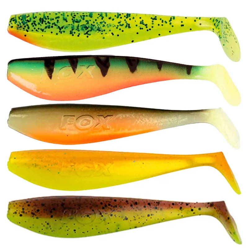 Fox Rage Zander Pro Shad Ultra UV Mixed Colour Pack-7.5 cm