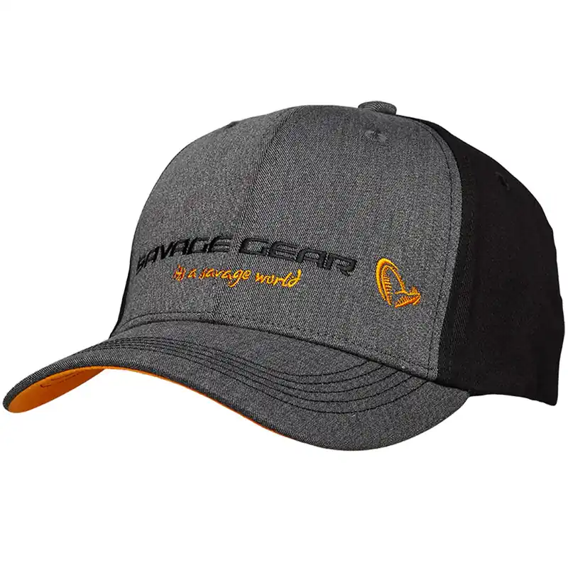 Savage Gear Strike Cap (Grey Melange/Black)-