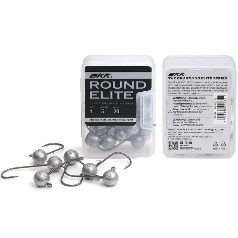 BKK Round Elite Classic Bait Keeper / Jighaken (20 Stück)-#2