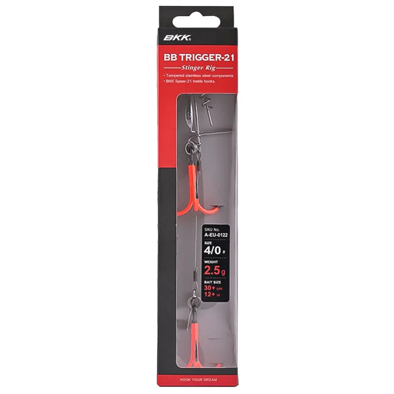 BKK BB Trigger-21 UVO Stinger Rig-#1/0 / 2.5 g / 18-22 cm
