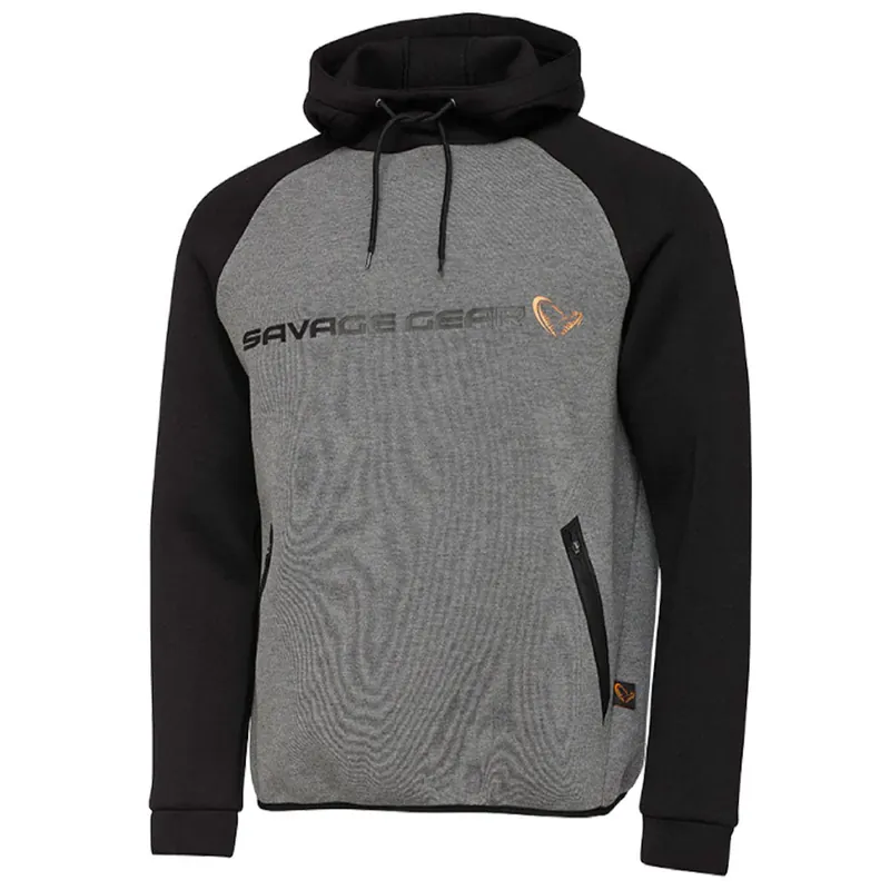 Savage Gear Tec-Foam Hoodie (Dark Grey Melange)-M