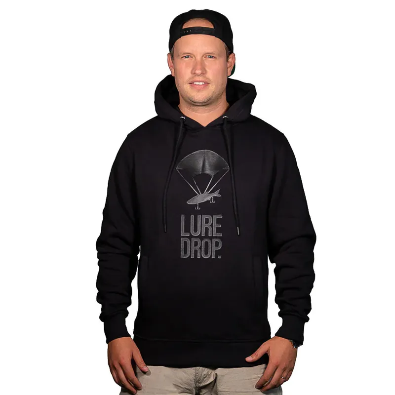 Hecht & Barsch LURE DROP Hoodie "Logo" All Black-S