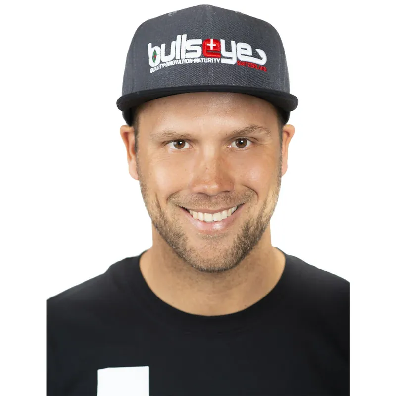 Bullseye Snapback Cap "let 'em go, let 'em grow"-