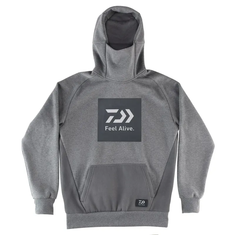 Daiwa D-VEC Hoodie Feel Alive (Grey)-L