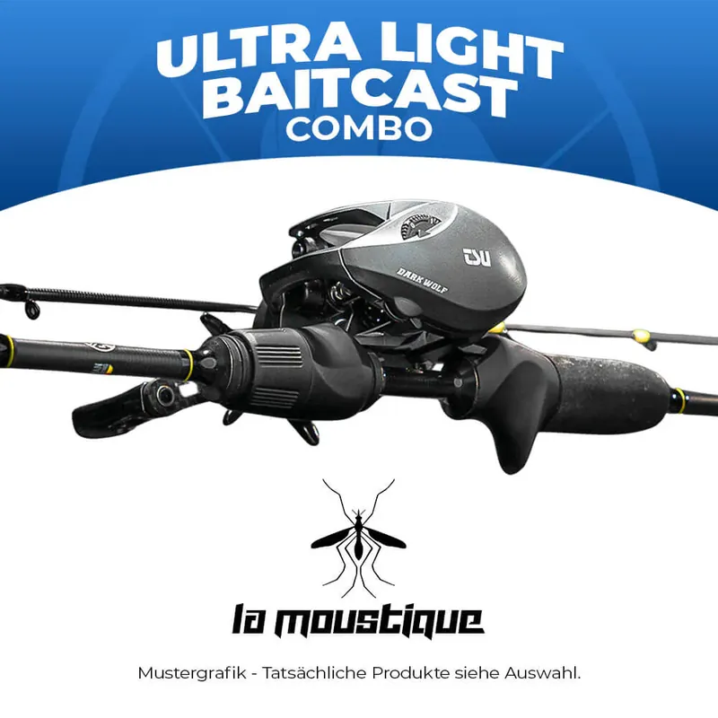 Hecht & Barsch Ultra Light Baitcast Combo-