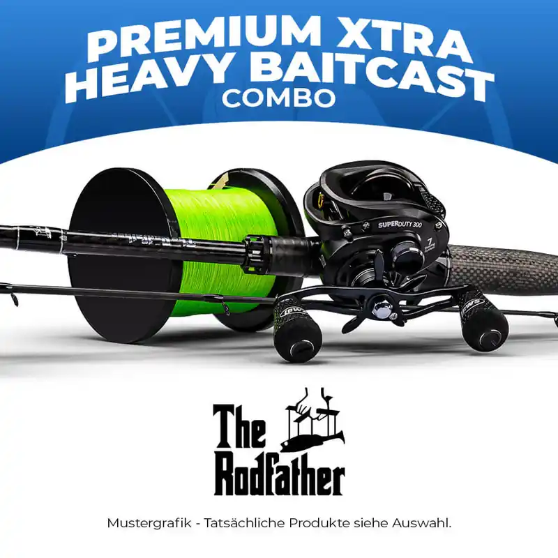 Hecht & Barsch Premium Xtra Heavy Baitcast Combo-