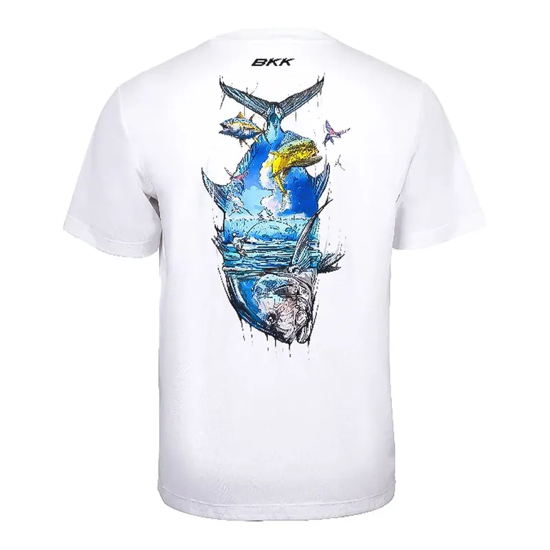 BKK Short Sleeve Casual Shirt / Brand Values GT (Weiß)-S