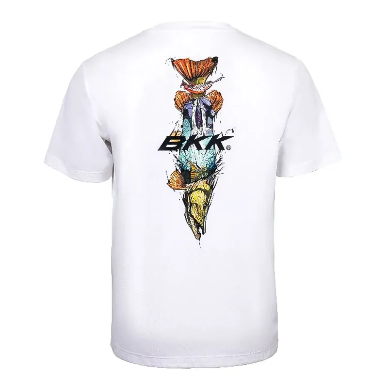 BKK Short Sleeve Casual Shirt / Brand Values Pike (Weiß)-XXXL