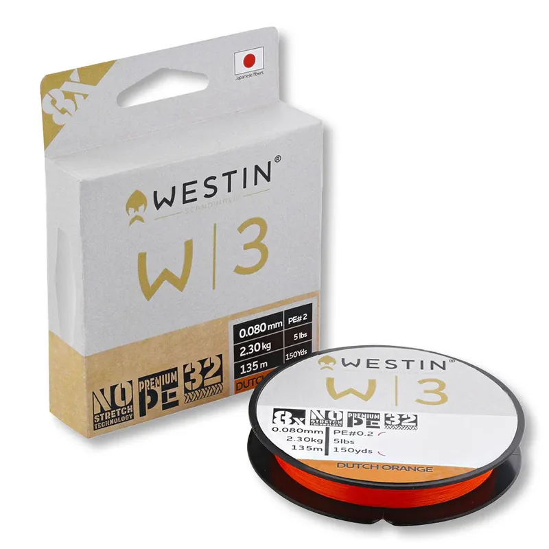 Westin W3 8-Braid (Dutch Orange) / 135 m-