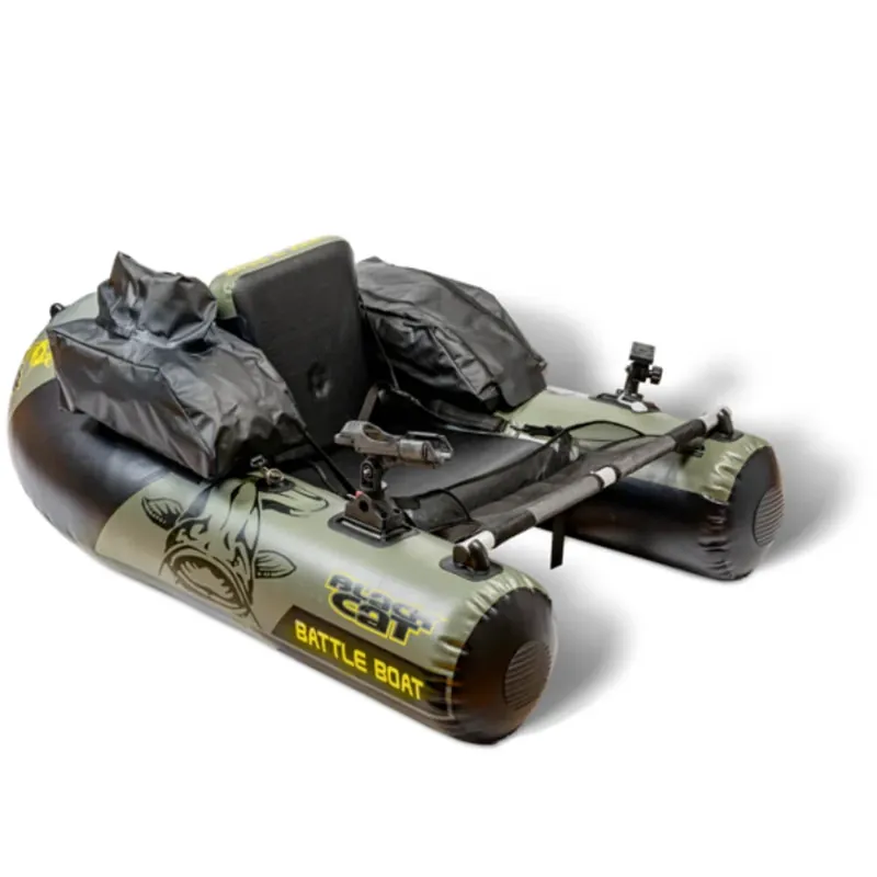 Black Cat Battle Boat Belly Boot-