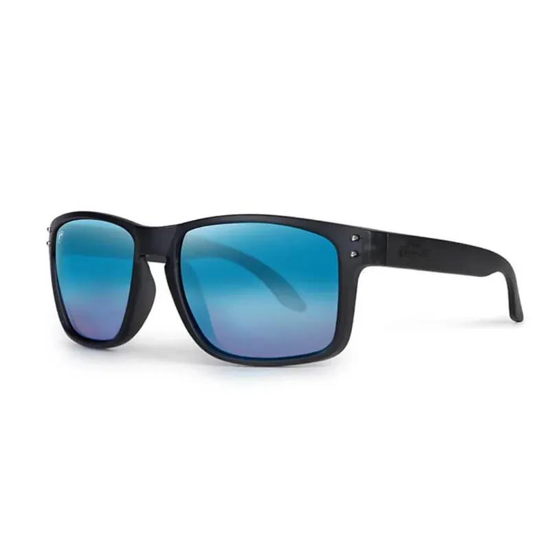 Fox Rage Transparent Black Brown Lens Mirror Blue Eyewear-