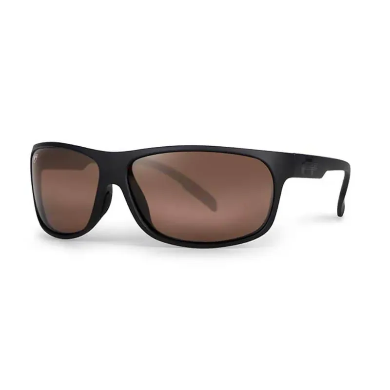 Fox Rage Matt Black Wrap Brown Lens Eyewear-
