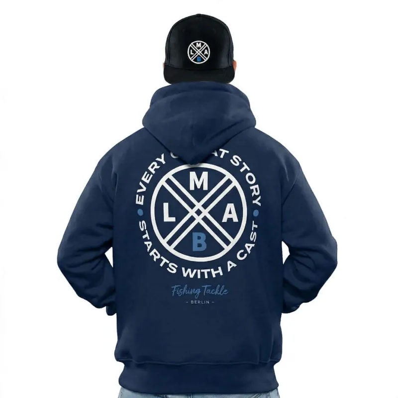 LMAB Great Story (Hoodie) "Navy Blau"-S