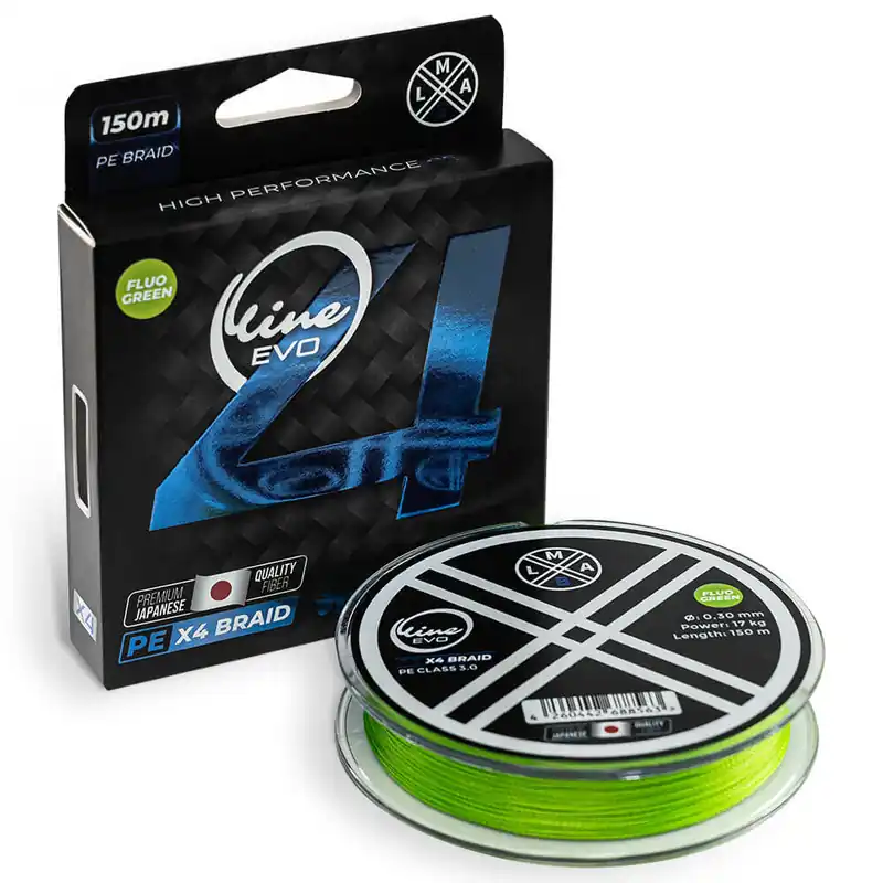 LMAB O-Line EVO PE X4 (Fluo Green) / 150 m-0.06 mm / 2.0 kg