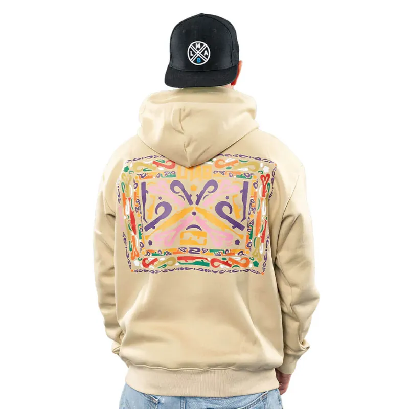 LMAB Drunk Family (Hoodie) Beige-XS