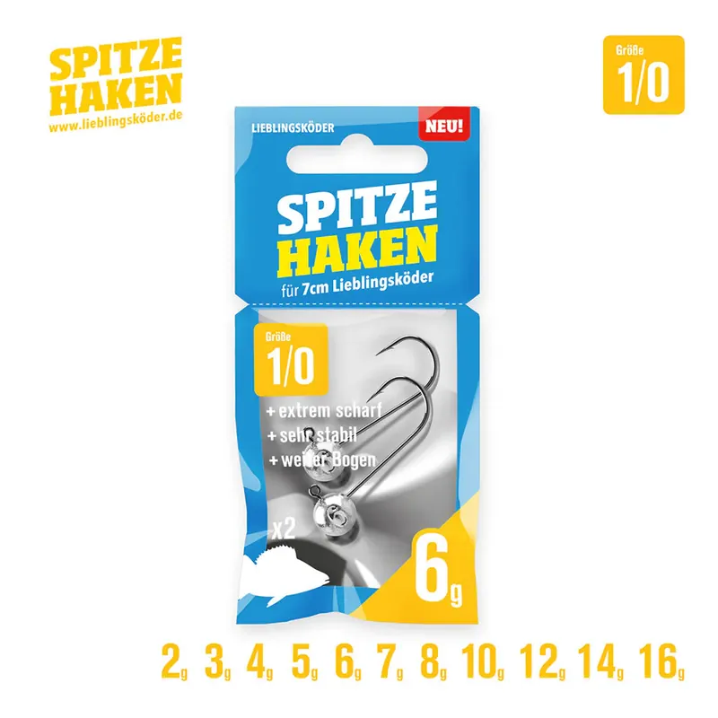 Lieblingsköder Spitze Haken 1/0-