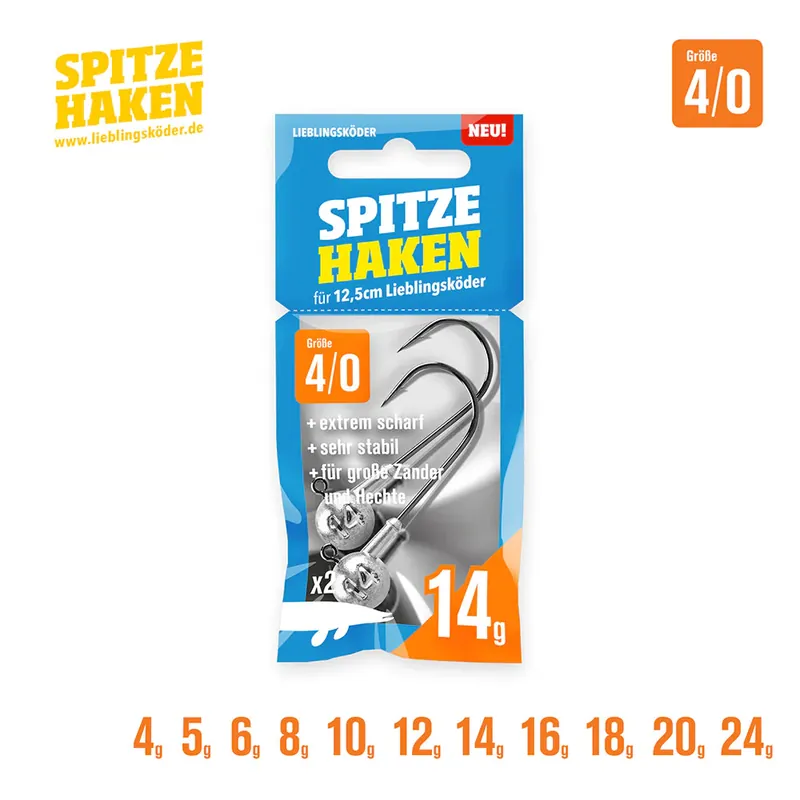 Lieblingsköder Spitze Haken 4/0-