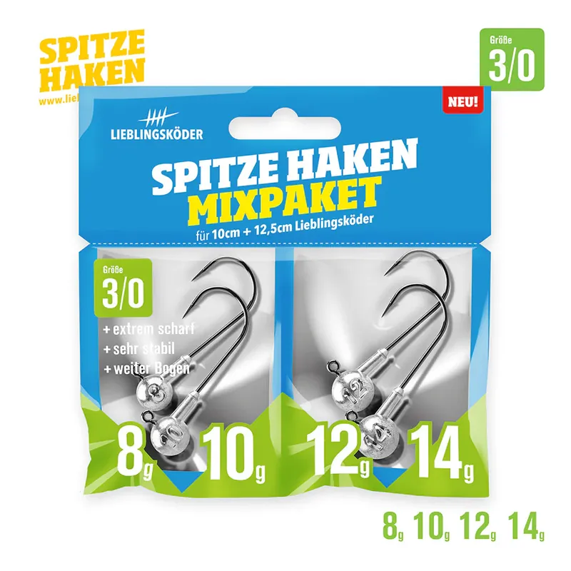 Lieblingsköder Spitze Haken Mixpaket-