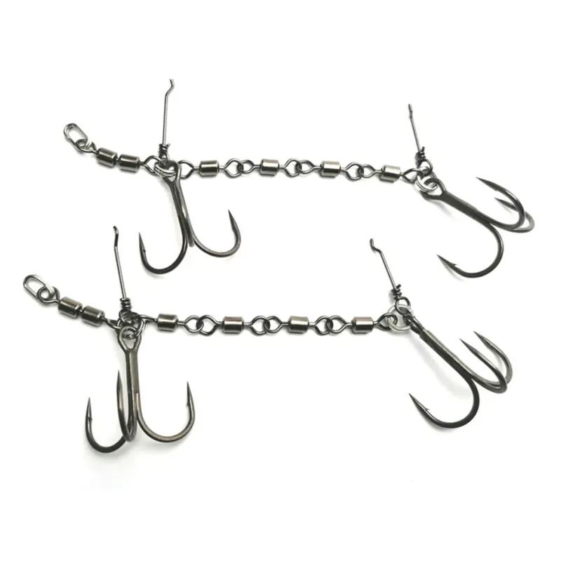 Pikecraft The 4 Swivel Stinger Rig (BKK Spear-21)-XL / 18-25 cm / 2/0